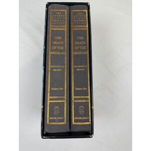 Death of the Messiah Raymond E Brown 2 Volume Set Anchor Bible Reference Library